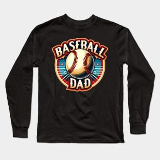 Baseball Dad Long Sleeve T-Shirt